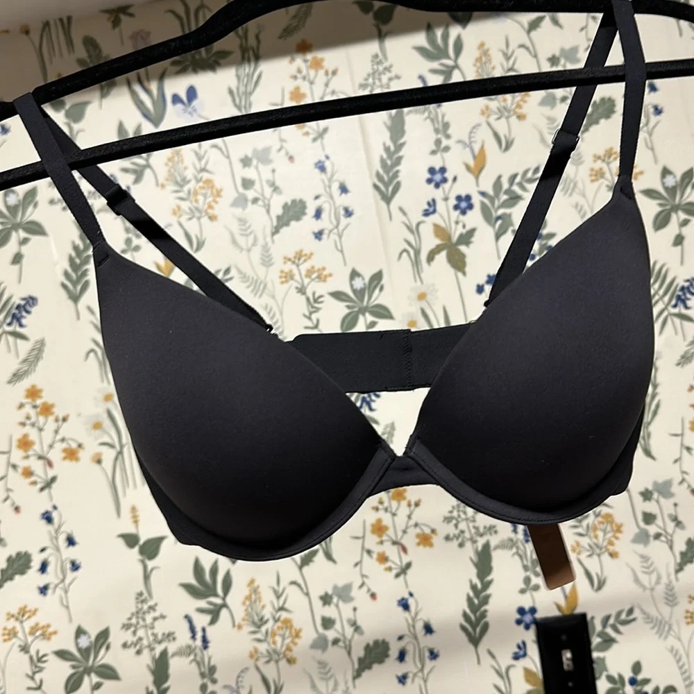 NWT SKIMS FITS EVERYBODY SUPER PUSH UP BRA ONYX 34C - Picture 4 of 6